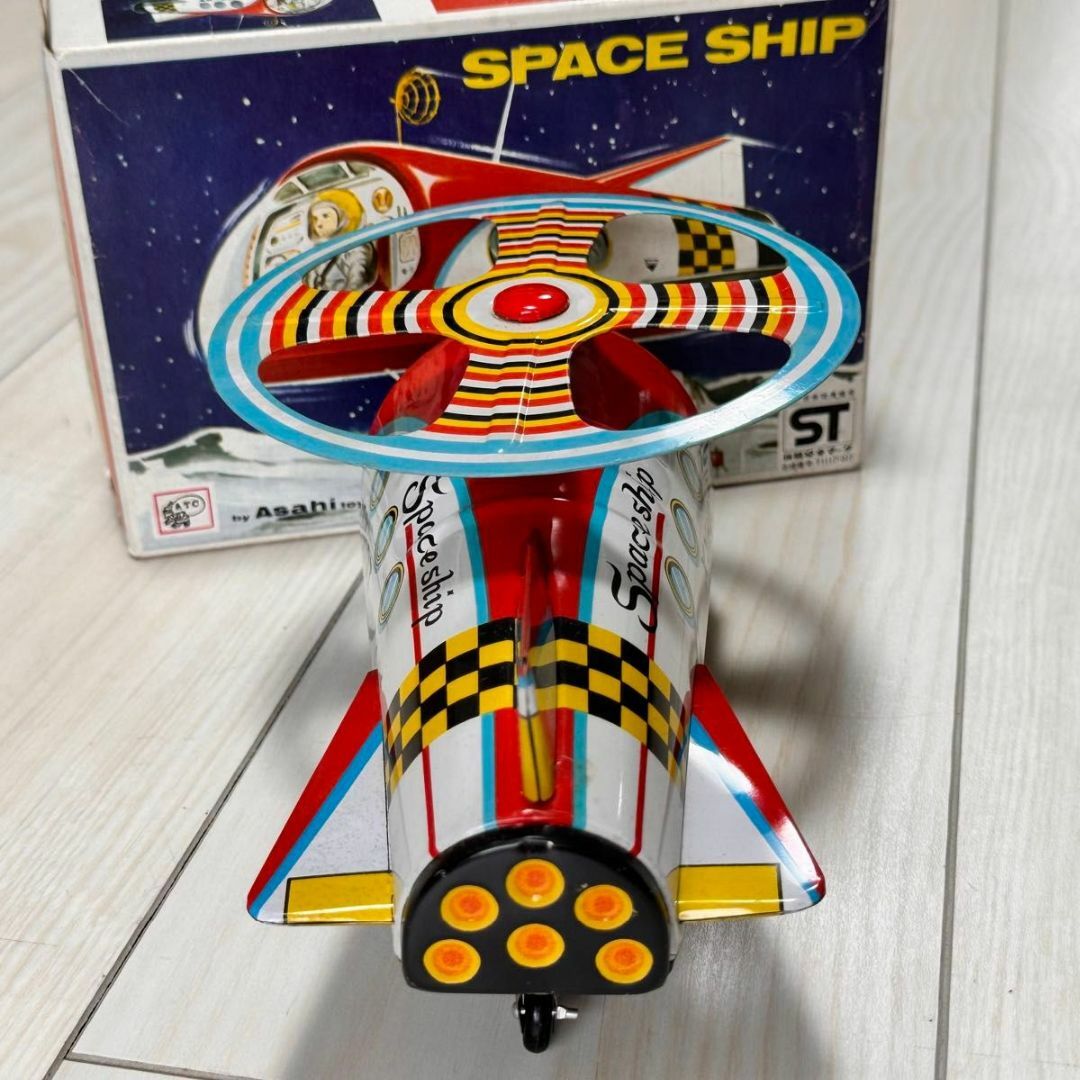 ブリキ 美品 当時物 ブリキのおもちゃ SPACESHIP XP07 ブリキ 美品 当時物 ブリキのおもちゃ SPACESHIP XP07