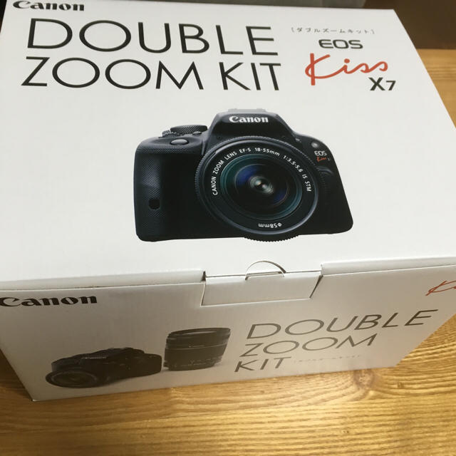 新品 Canon EOS Kiss X7 ダブルズームキット SD付き