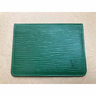 LOUIS VUITTON(名刺入れ/定期入れ ・ グリーン・カーキ/緑色系 LOUIS VUITTON(名刺入れ/定期入れ ・ グリーン・カーキ/緑色系