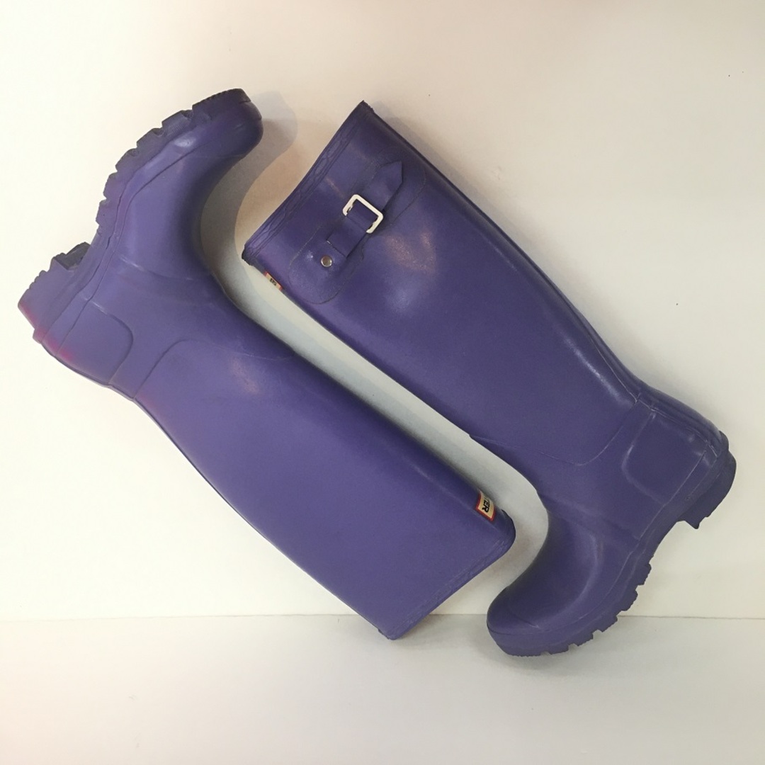 HUNTER - HUNTER ハンター レインブーツ パープル W23499 HUNTER - HUNTER ハンター レインブーツ パープル W23499