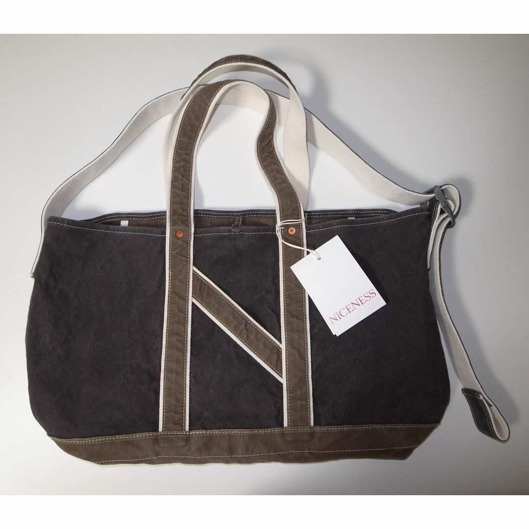 NICENESS L.LESH トートバッグ ショルダーバッグ OLIVEの通販 by NICENESS L.LESH トートバッグ ショルダーバッグ OLIVEの通販 by