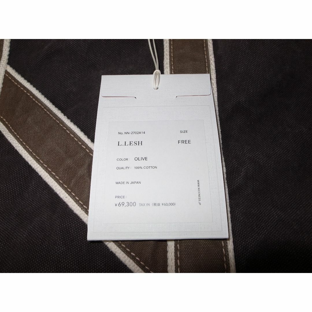NICENESS L.LESH トートバッグ ショルダーバッグ OLIVEの通販 by NICENESS L.LESH トートバッグ ショルダーバッグ OLIVEの通販 by