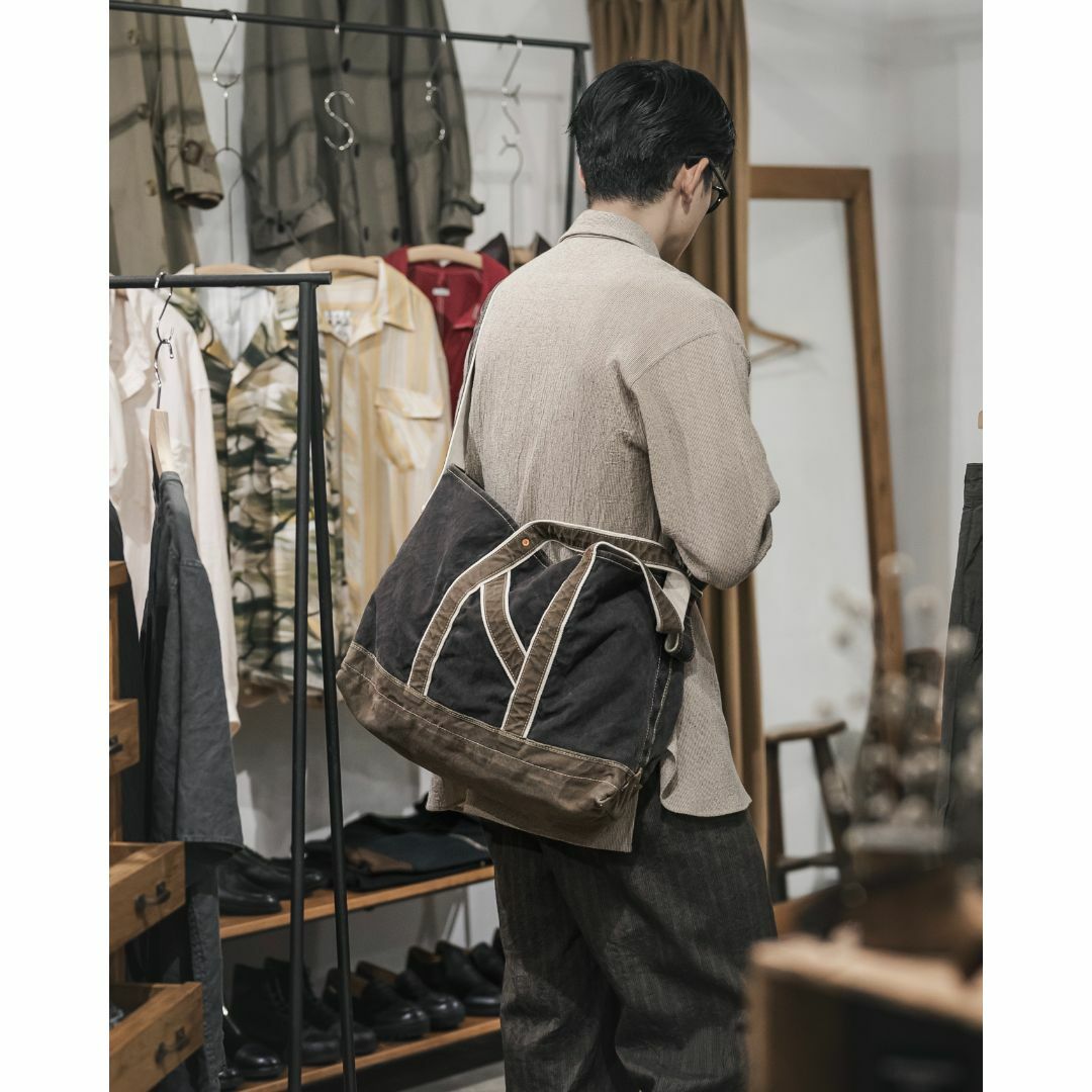 NICENESS L.LESH トートバッグ ショルダーバッグ OLIVEの通販 by NICENESS L.LESH トートバッグ ショルダーバッグ OLIVEの通販 by