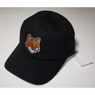 メゾンキツネ(MAISON KITSUNE')のmaison kitsune FOX HEAD CAP キャップ black(キャップ)