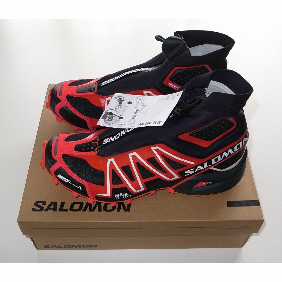 SALOMON - SALOMON SNOWCROSS black red 27.5cm US9.5の通販 by SALOMON - SALOMON SNOWCROSS black red 27.5cm US9.5の通販 by