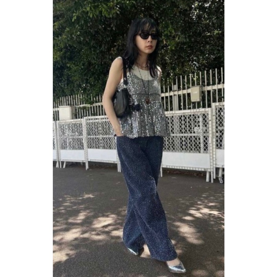 Ameri VINTAGE - ミント様　MEDI LAYERED SEQUINS CAMISOLE