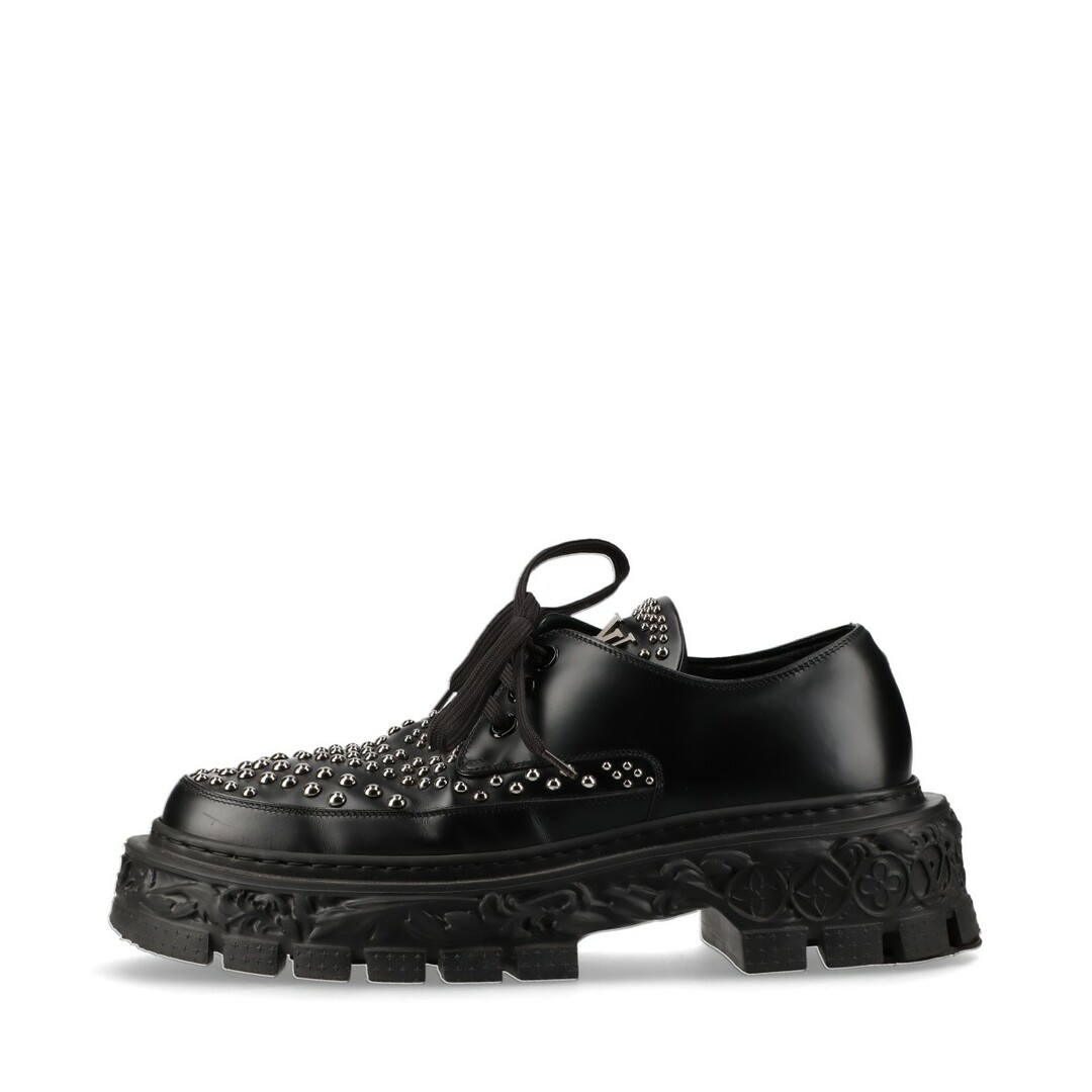 LOUIS VUITTON - ヴィトン LV バロックライン レザー 7 1/2 ブラック メンズ その