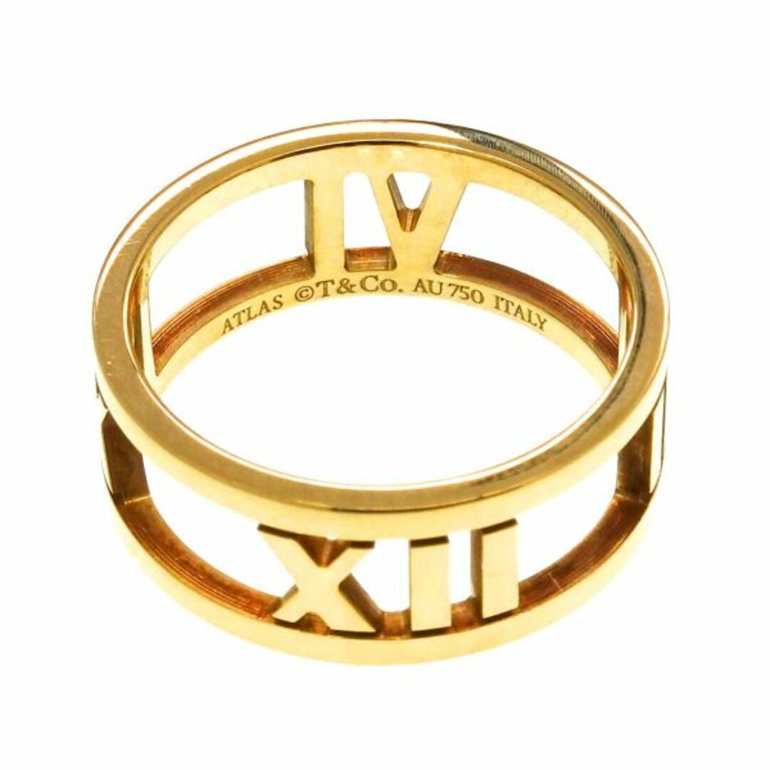 ティファニー TIFFANY&Co. アトラス オープン 9号 リング K18 YG ティファニー TIFFANY&Co. アトラス オープン 9号 リング K18 YG