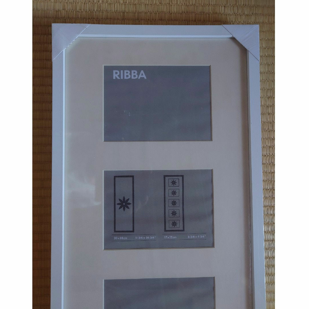 IKEA - 新品未使用 イケア RIBBA フォトフレーム 5連 ホワイト IKEA - 新品未使用 イケア RIBBA フォトフレーム 5連 ホワイト