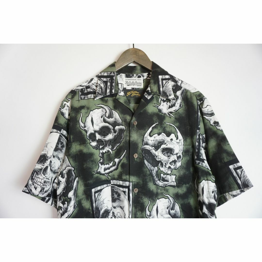 WACKO MARIA - 美品 ワコマリア × 56タトゥースタジオ スカル WACKO MARIA - 美品 ワコマリア × 56タトゥースタジオ スカル