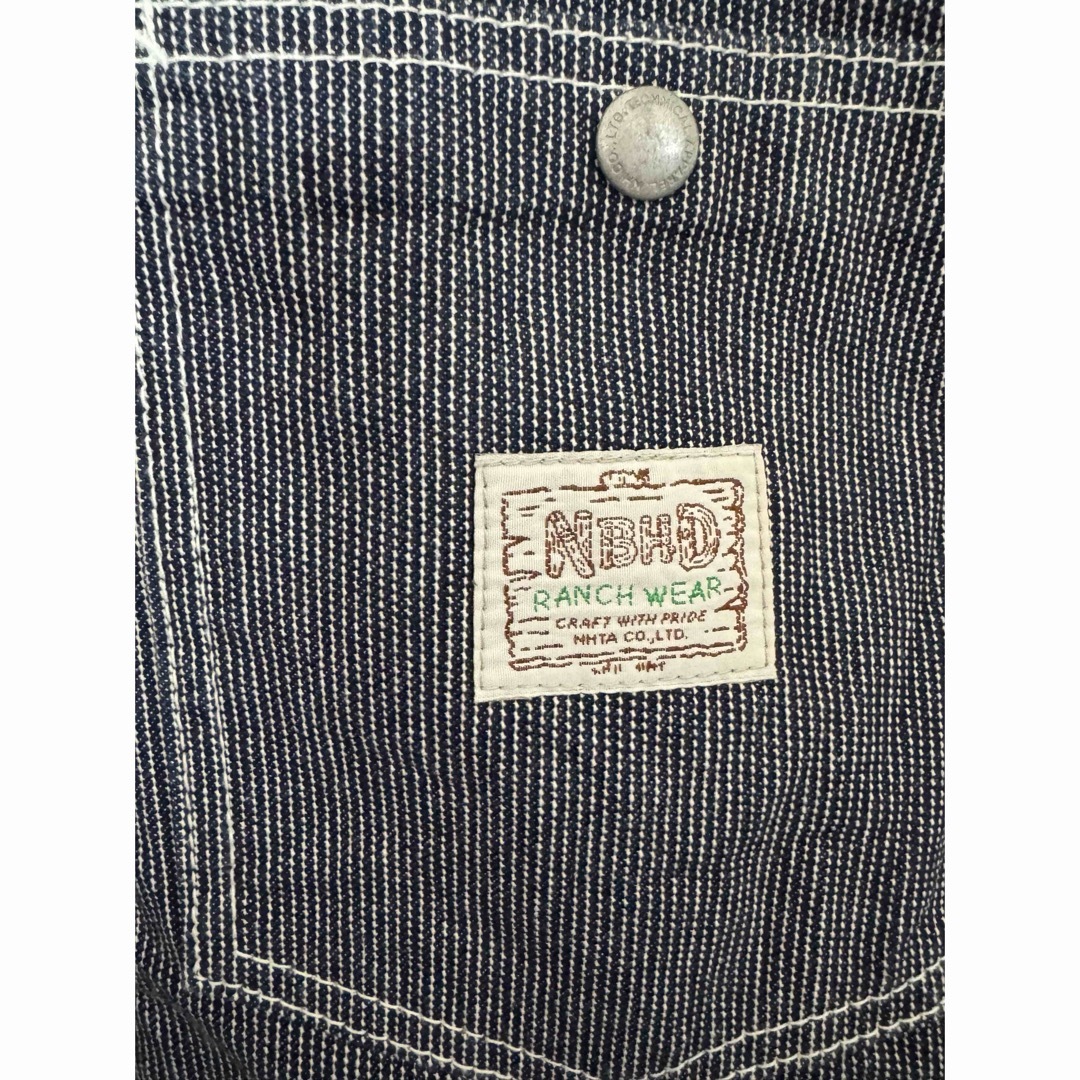 NEIGHBORHOOD - ネイバーフッド オーバーオール ヒッコリー L NEIGHBORHOOD - ネイバーフッド オーバーオール ヒッコリー L