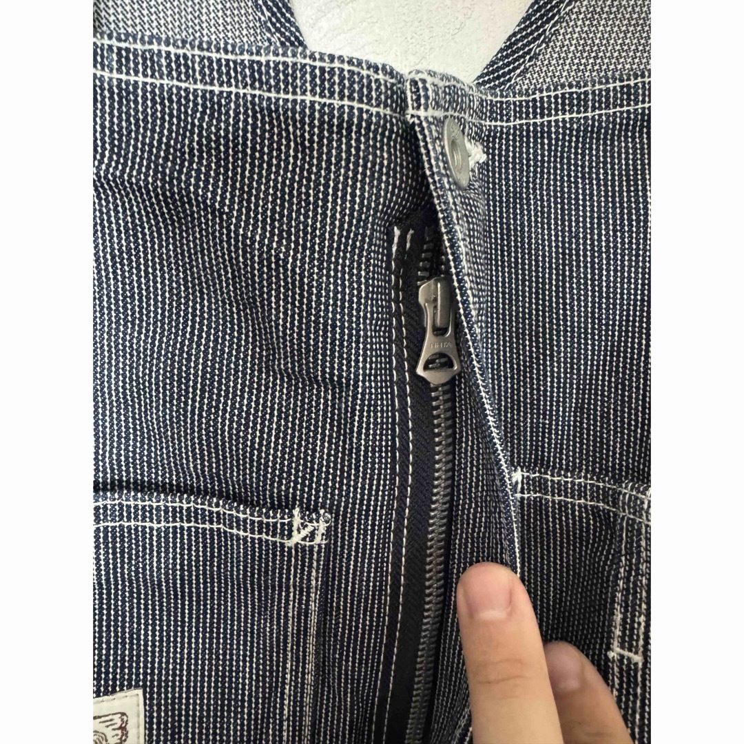 NEIGHBORHOOD - ネイバーフッド オーバーオール ヒッコリー L NEIGHBORHOOD - ネイバーフッド オーバーオール ヒッコリー L