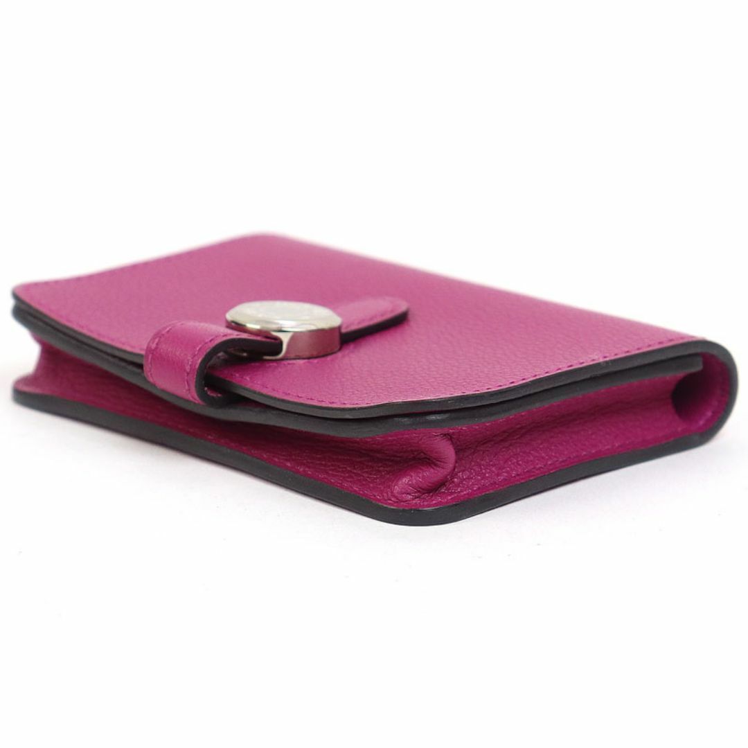 美品】エルメス【HERMES】ドゴン カードケース ローズパープル 美品】エルメス【HERMES】ドゴン カードケース ローズパープル