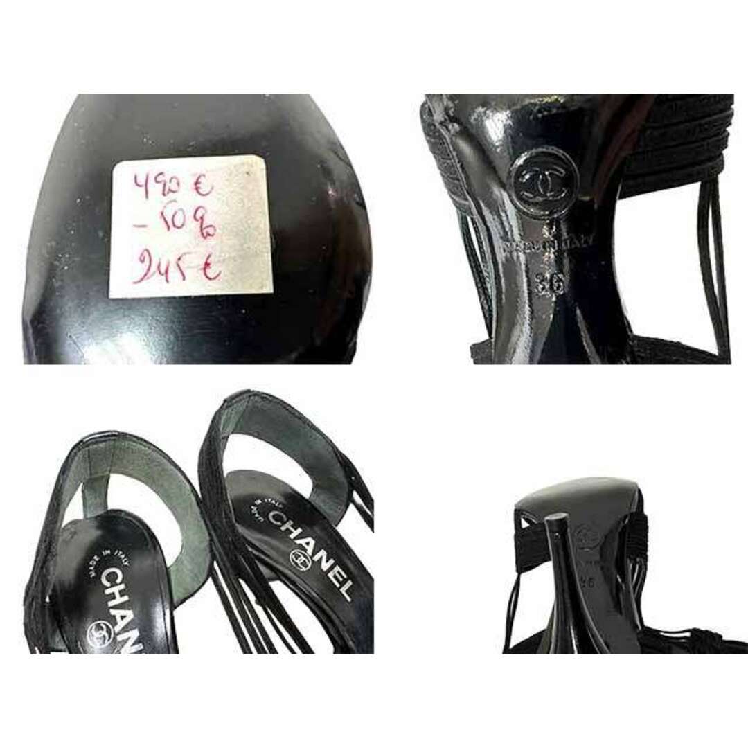 中古】 CHANEL シャネル 靴 レディース サイズ36 サンダル 中古】 CHANEL シャネル 靴 レディース サイズ36 サンダル