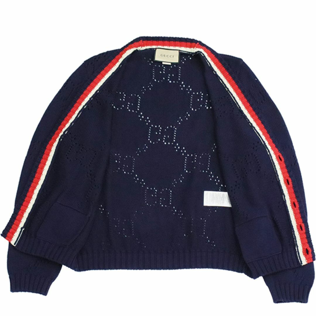 GUCCI - グッチ GUCCI ニットカーディガン パーフォレーテッド GUCCI - グッチ GUCCI ニットカーディガン パーフォレーテッド