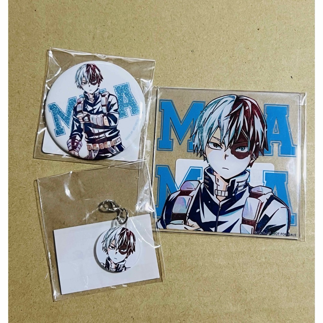 ⭐︎ヒロアカ 轟焦凍 アクリルカード 缶バッジ チャーム ③ エンタメ/ホビーのアニメグッズ(その他)の商品写真