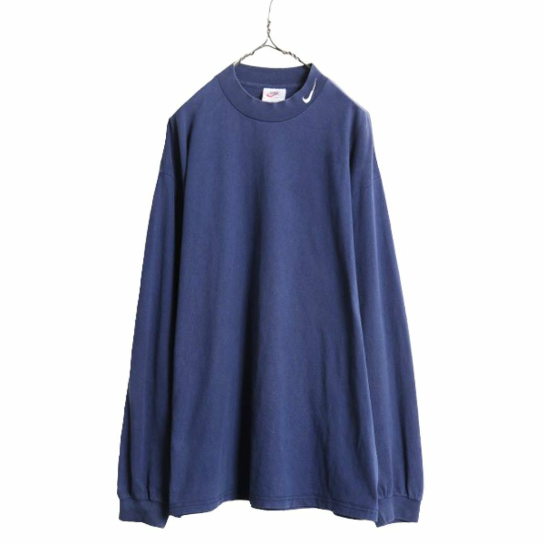 NIKE - 90s USA製 ナイキ モックネック 長袖 Tシャツ メンズ XL NIKE - 90s USA製 ナイキ モックネック 長袖 Tシャツ メンズ XL