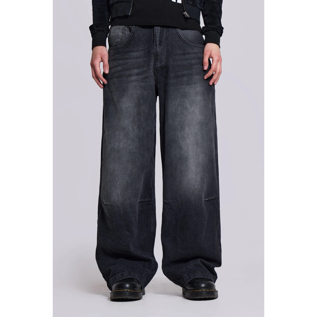 jaded london Washed Black Colossus Jeans jaded london Washed Black Colossus Jeans