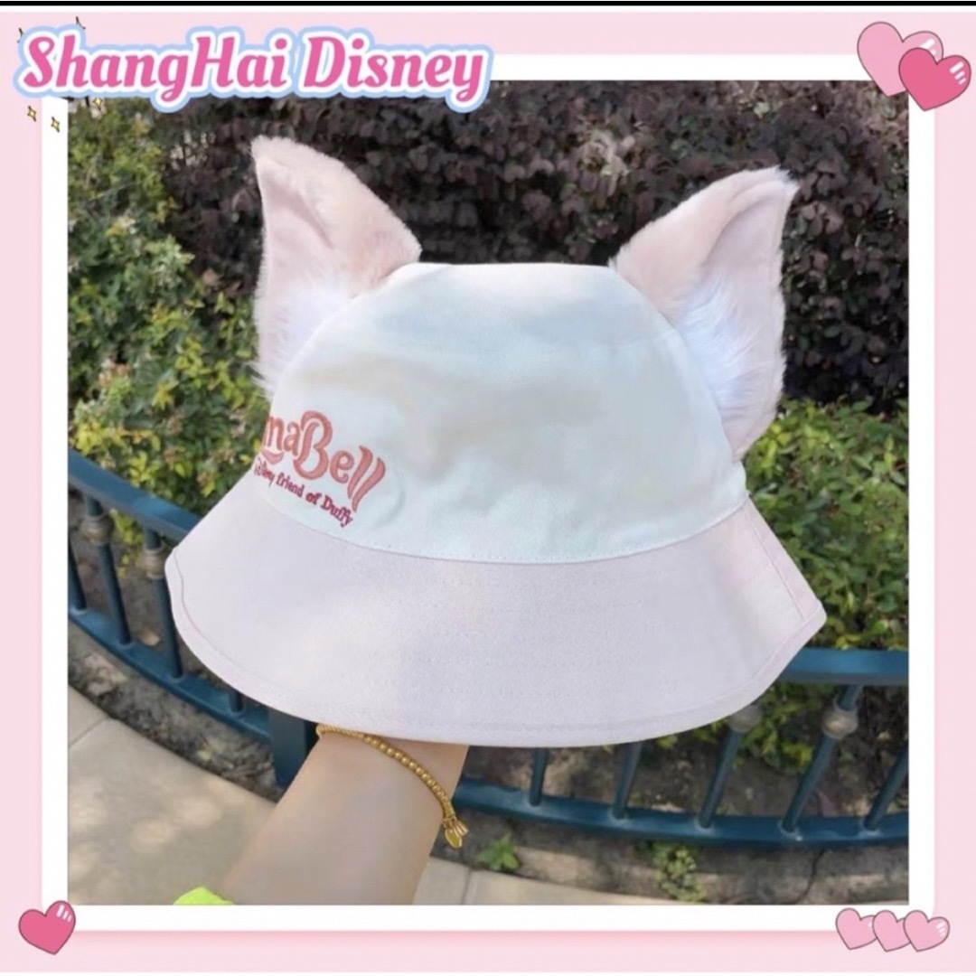 Disney(ディズニー)の【現地購入☆正規品】リーナベル 耳付きバケットハット 帽子 上海ディズニー エンタメ/ホビーのおもちゃ/ぬいぐるみ(キャラクターグッズ)の商品写真