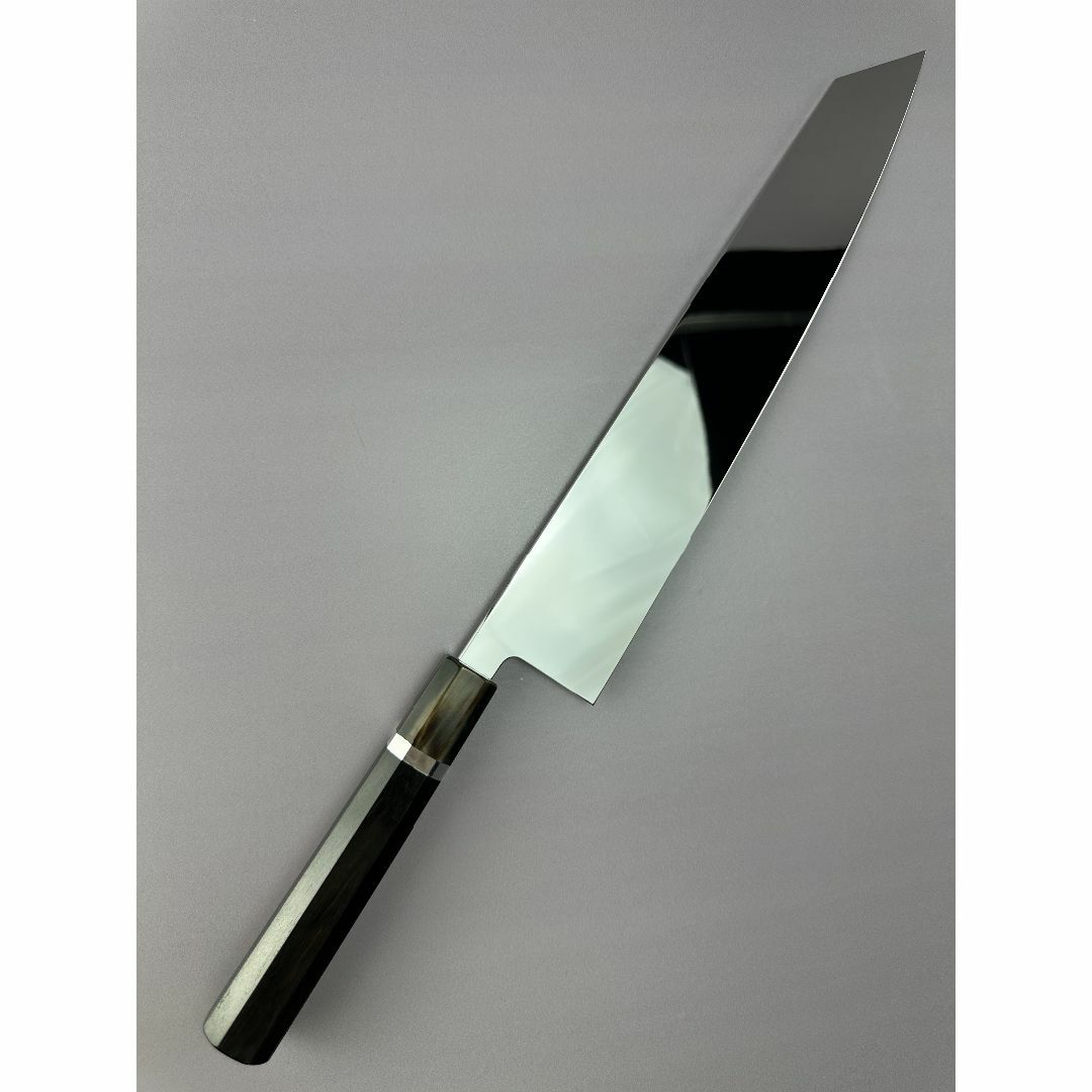 8239 鏡面仕上げ 先丸包丁 尺一 丸く 刃は究極切れ味 黒檀黒水 8239 鏡面仕上げ 先丸包丁 尺一 丸く 刃は究極切れ味 黒檀黒水