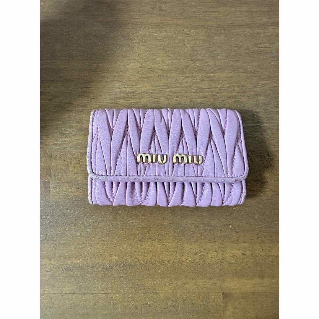 MIU MIU - miumiuキーケース マトラッセの通販 by ribon melody MIU MIU - miumiuキーケース マトラッセの通販 by ribon melody