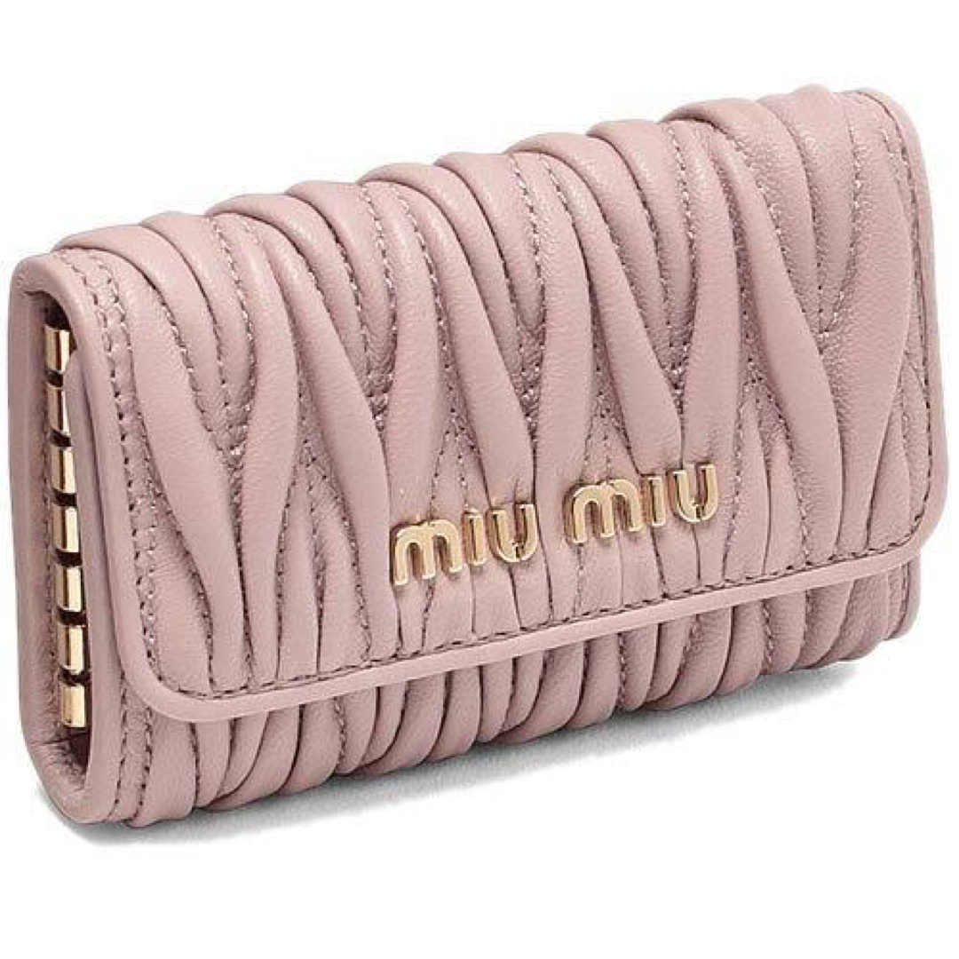 MIU MIU - miumiuキーケース マトラッセの通販 by ribon melody MIU MIU - miumiuキーケース マトラッセの通販 by ribon melody