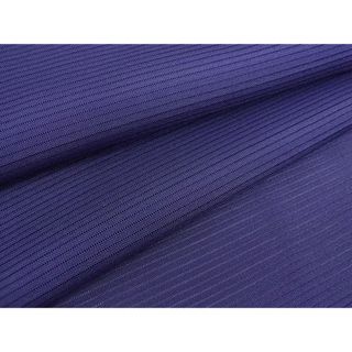平和屋着物■夏物　色無地　絽　ディープロイヤルパープル色　洗える着物　DAAF2613wb(着物)