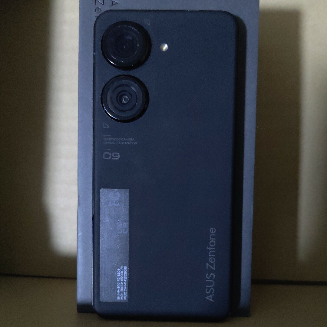 ASUS SIMフリースマートフォン Zenfone 9 ミッドナイトブラック… スマートフォン本体 ASUS SIMフリースマートフォン Zenfone 9 ミッドナイトブラック… スマートフォン本体