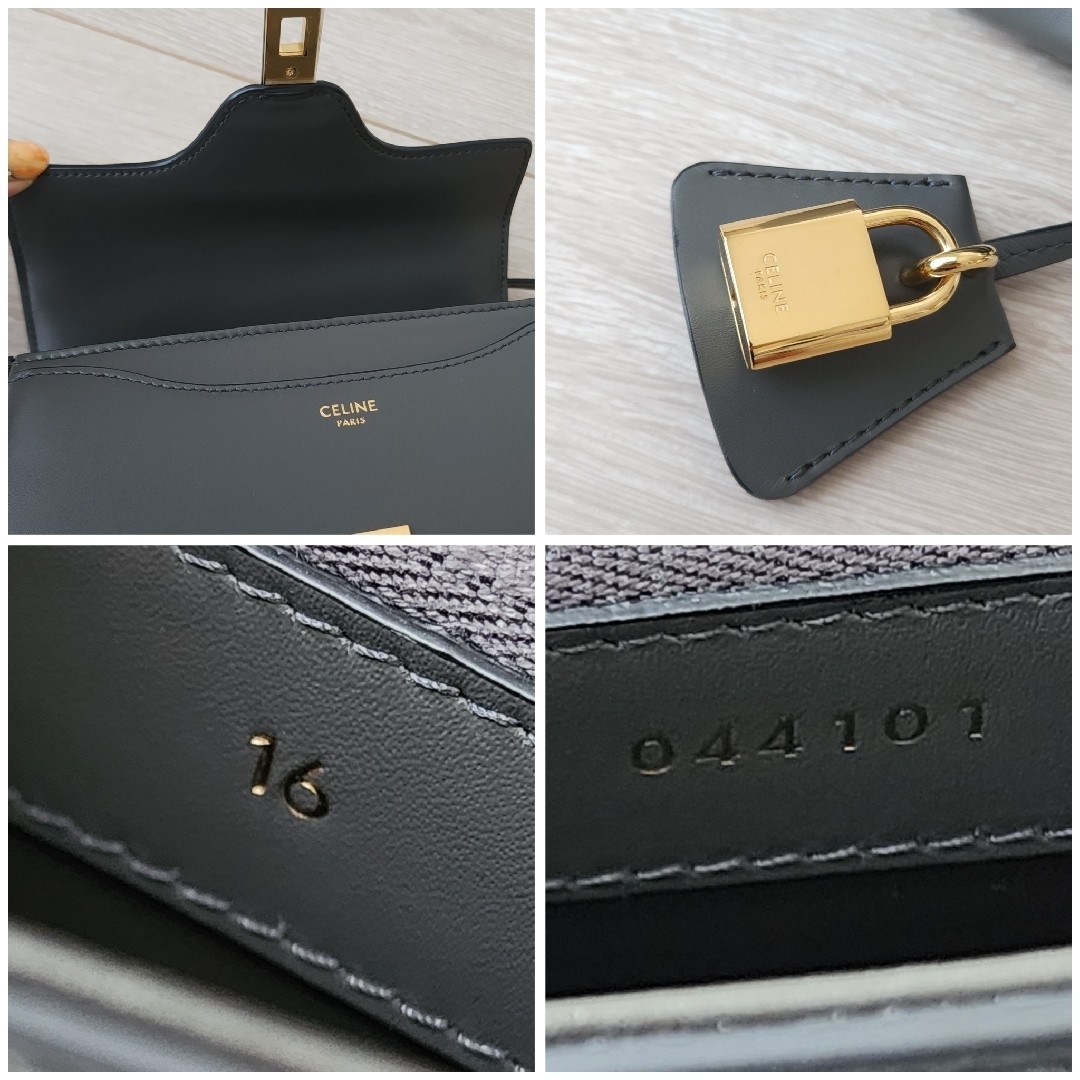 CELINE - 美品【セリーヌ】ミニ 16 セーズ サテンドカーフスキン CELINE - 美品【セリーヌ】ミニ 16 セーズ サテンドカーフスキン
