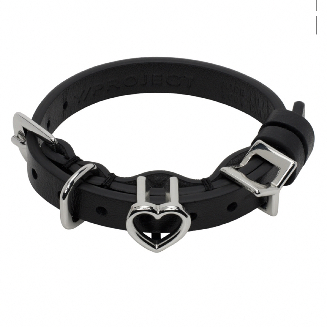 Y project Heart Belt ブレスレット ブラック Y project Heart Belt ブレスレット ブラック