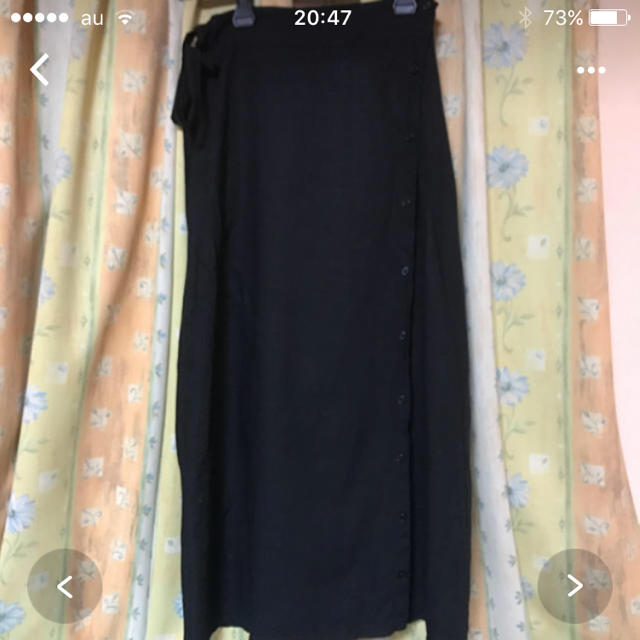 dholic(ディーホリック)のディーホリックリネン混巻きスカート レディースのスカート(ひざ丈スカート)の商品写真