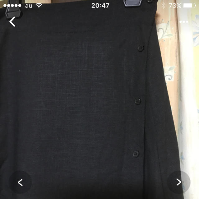 dholic(ディーホリック)のディーホリックリネン混巻きスカート レディースのスカート(ひざ丈スカート)の商品写真