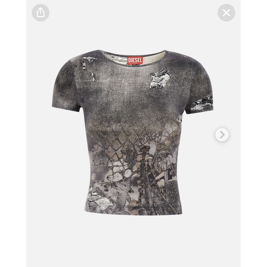 DIESEL(ディーゼル)のdiesel トップス レディースのトップス(Tシャツ(半袖/袖なし))の商品写真