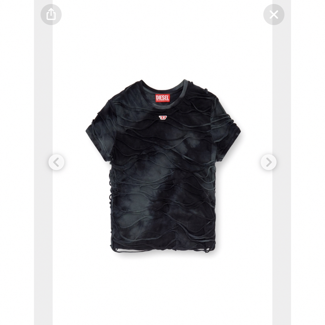 DIESEL(ディーゼル)のdiesel トップス レディースのトップス(Tシャツ(半袖/袖なし))の商品写真