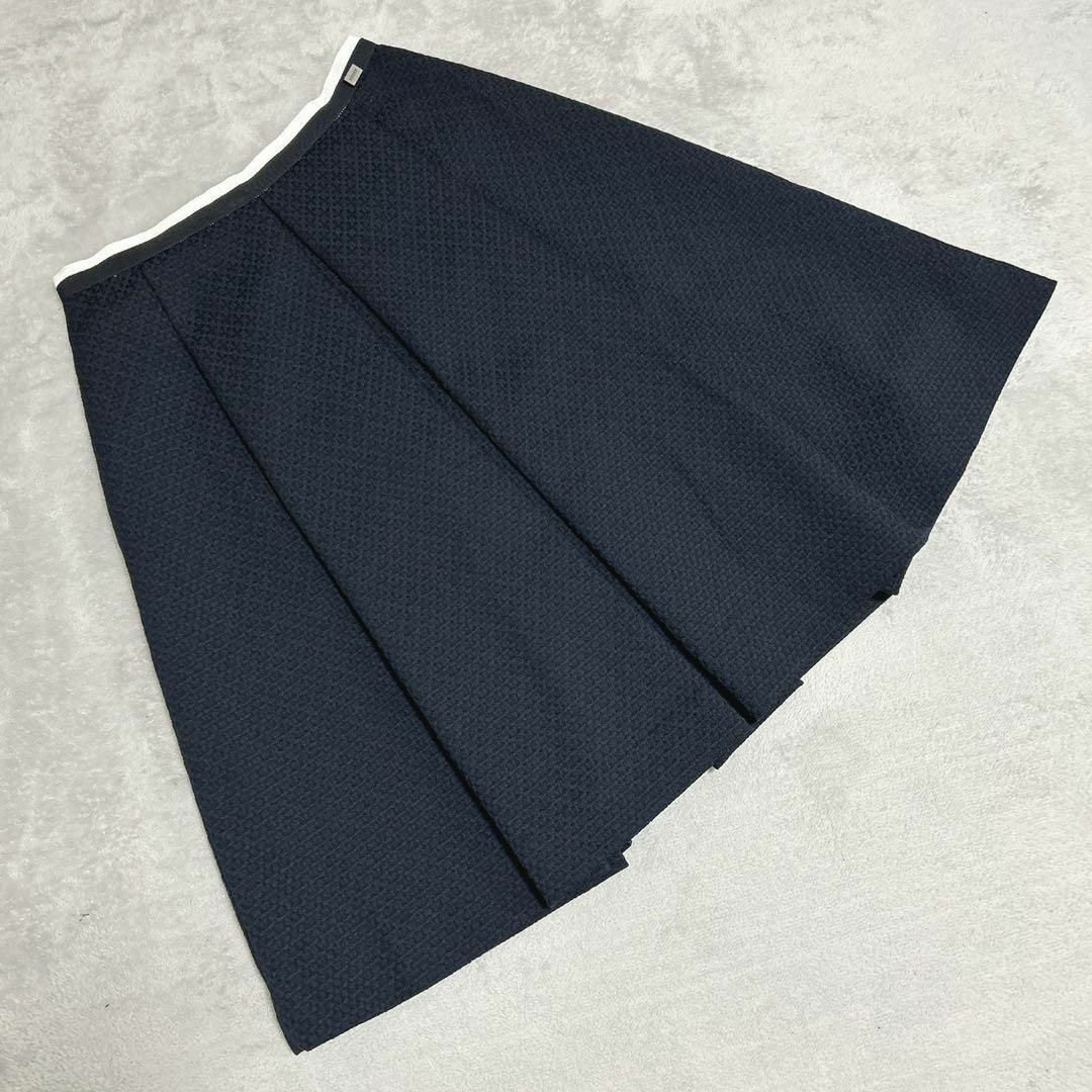 FOXEY NEW YORK】(38) 日本製 コットン デザイン スカート FOXEY NEW YORK】(38) 日本製 コットン デザイン スカート
