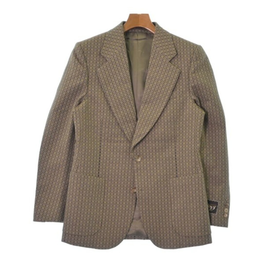 GUCCI - GUCCI テーラードジャケット 46(M位) ベージュx紺系x赤 GUCCI - GUCCI テーラードジャケット 46(M位) ベージュx紺系x赤