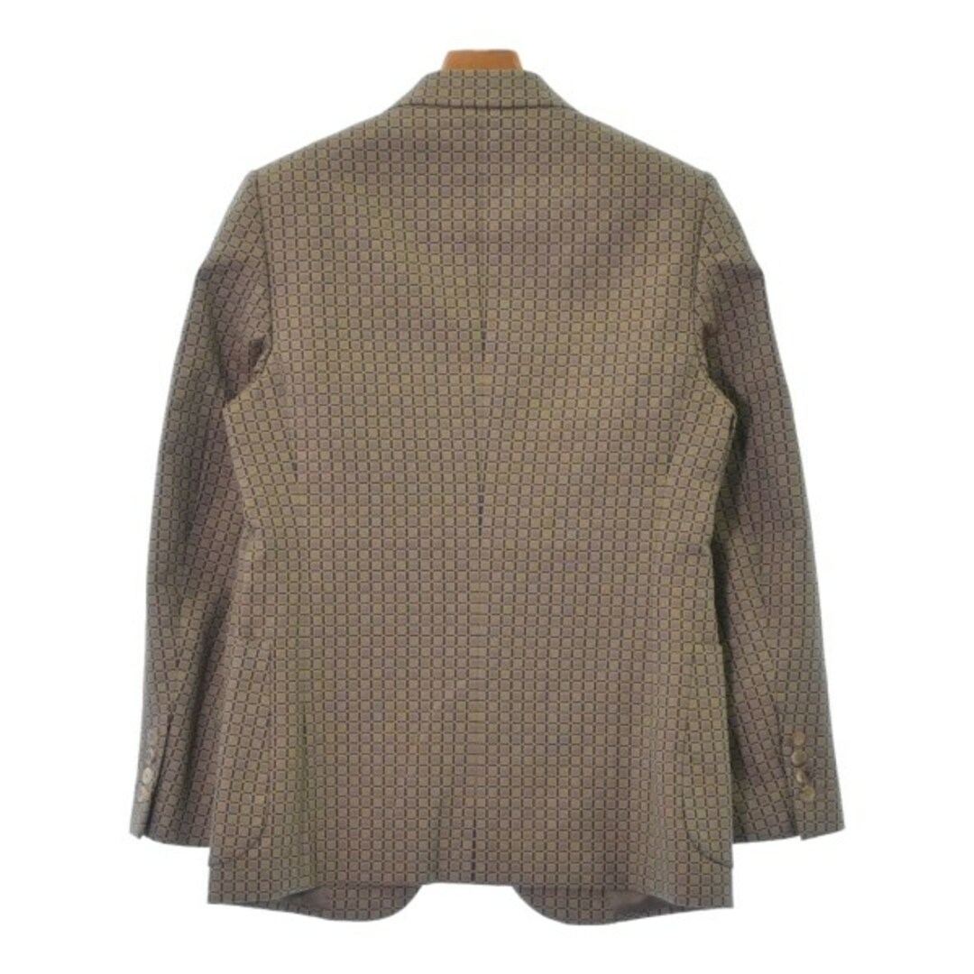 GUCCI - GUCCI テーラードジャケット 46(M位) ベージュx紺系x赤 GUCCI - GUCCI テーラードジャケット 46(M位) ベージュx紺系x赤