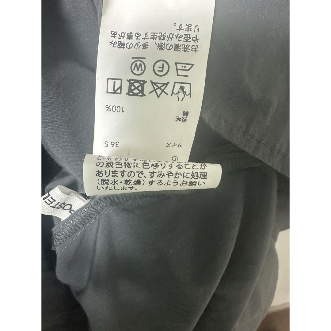 postelegant ポステレガント ワンピース ドレス グレー ギャザー postelegant ポステレガント ワンピース ドレス グレー ギャザー