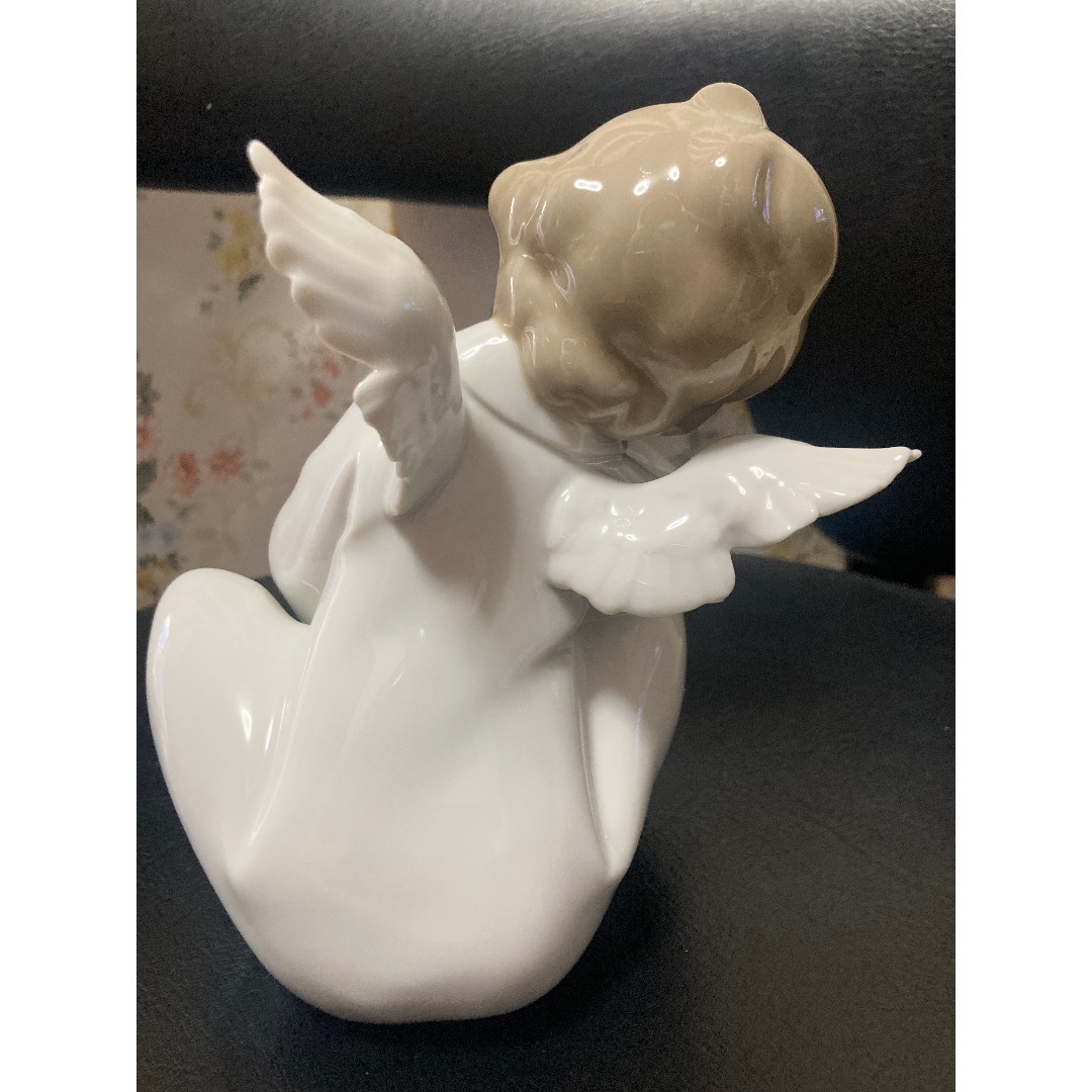 【美品】 リヤドロ 天使の考えごと 工芸品