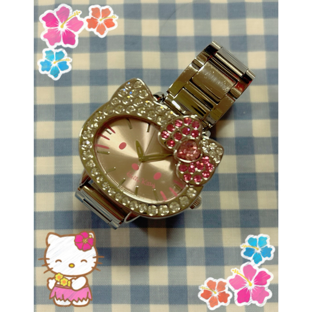 ハローキティ(ハローキティ)のサンリオハローキティアメリカ限定腕時計リストウォッチHelloKitty レディースのファッション小物(腕時計)の商品写真
