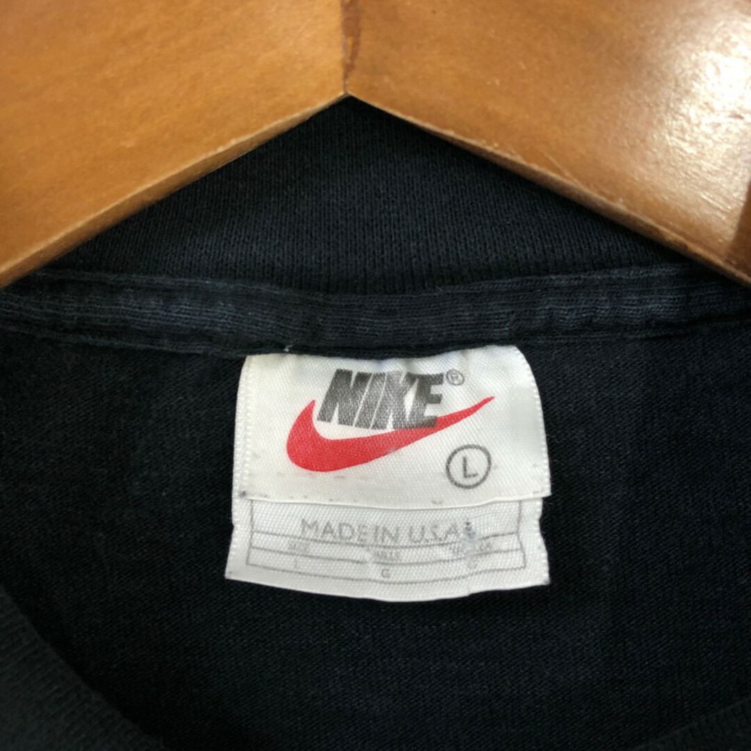 NIKE - 90年代 USA製 NIKE ナイキ モックネック 長袖Tシャツ NIKE - 90年代 USA製 NIKE ナイキ モックネック 長袖Tシャツ