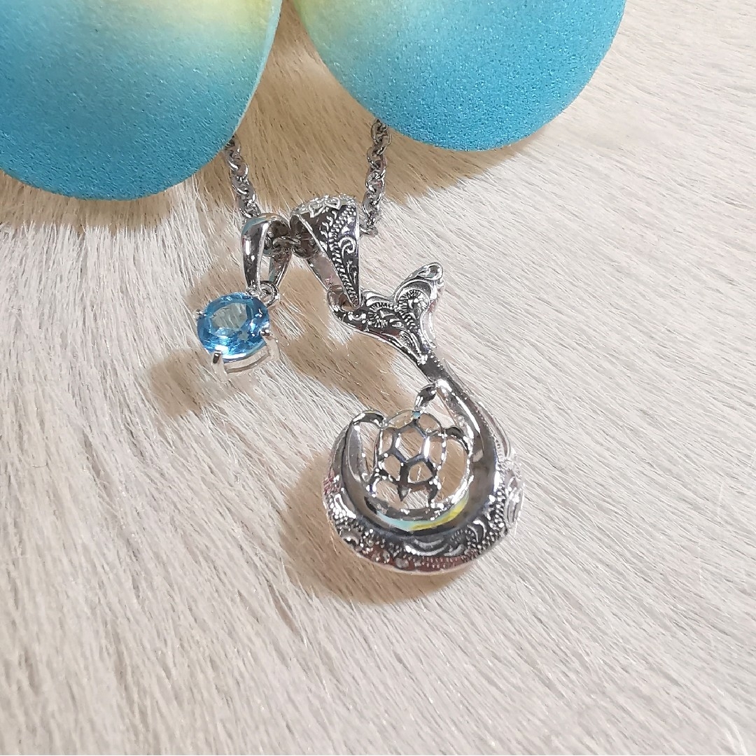 ハワイアンジュエリー Sサイズ フィッシュフック ホヌ ブルー ハワイアンジュエリー Sサイズ フィッシュフック ホヌ ブルー