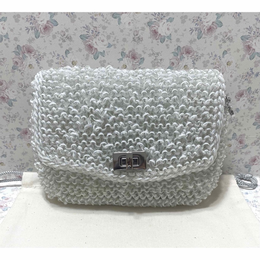 専用 ☆アンテプリマ☆ ルッケット ワイヤーバッグ オーロラホワイト 専用 ☆アンテプリマ☆ ルッケット ワイヤーバッグ オーロラホワイト