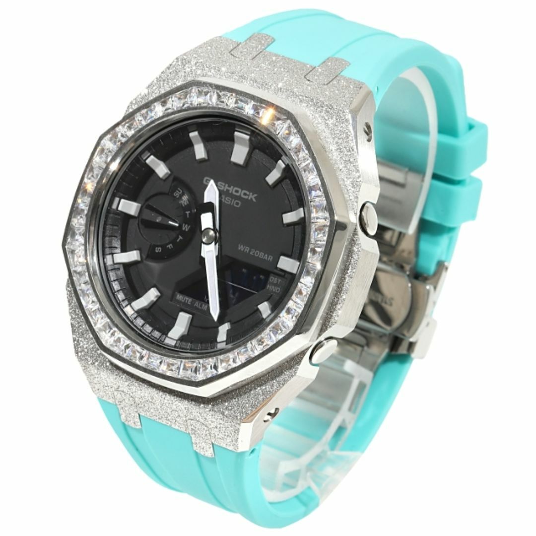 G-SHOCK - G-SHOCK GA2100 カスタム フロステッド バゲットCZ G-SHOCK - G-SHOCK GA2100 カスタム フロステッド バゲットCZ