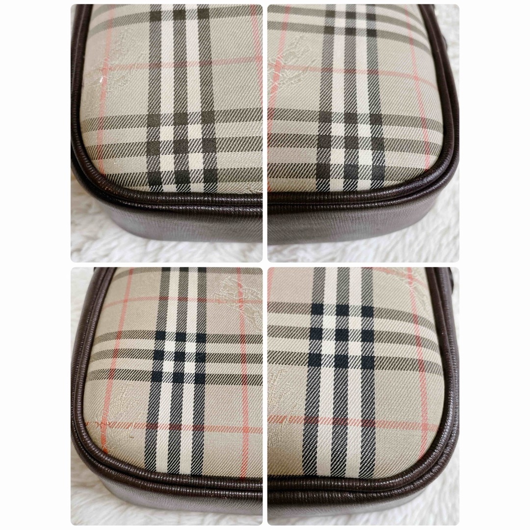 BURBERRY - 美品 BURBERRY ホースロゴ プレート ノバチェック BURBERRY - 美品 BURBERRY ホースロゴ プレート ノバチェック