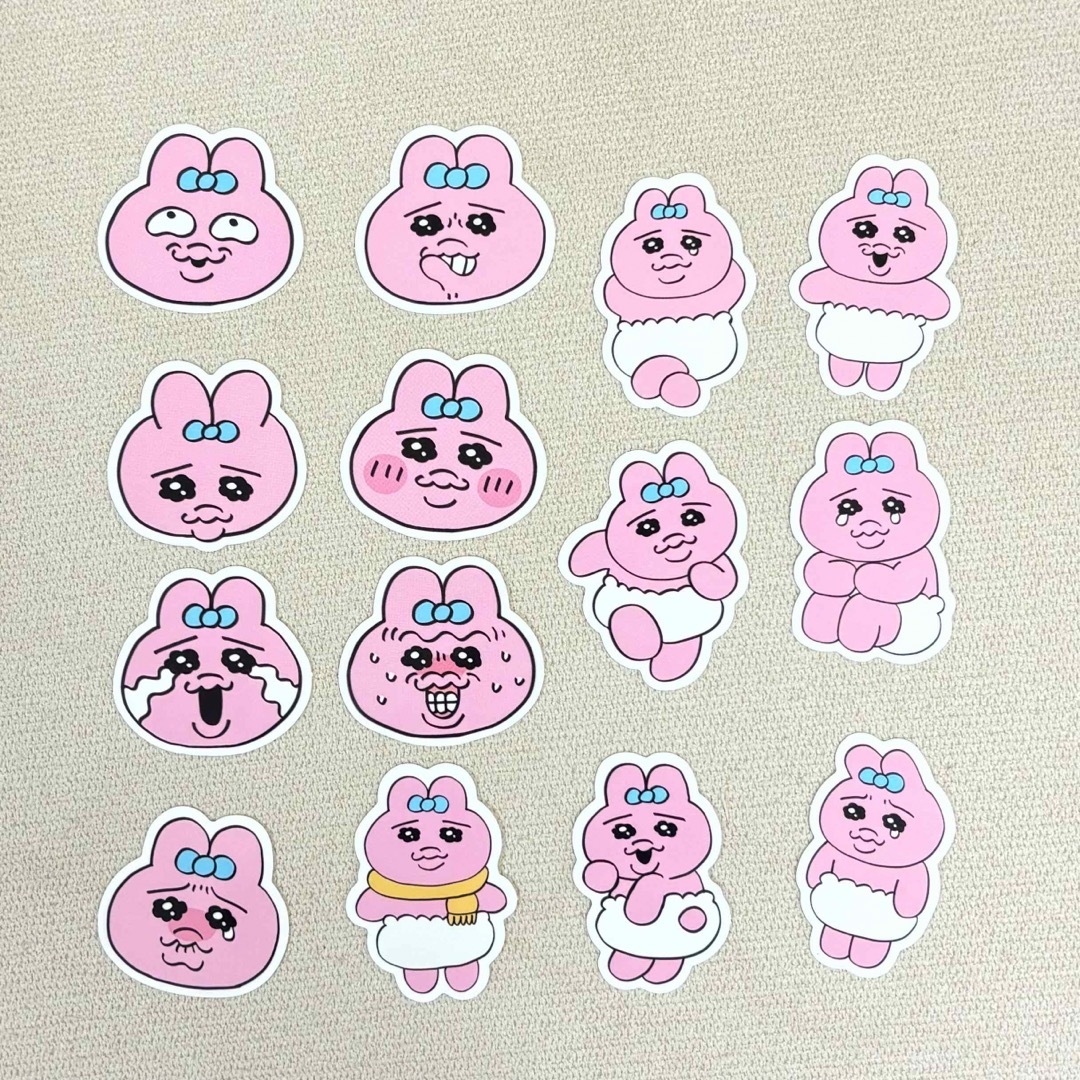 おぱんちゅうさぎ(オパンチュウサギ)のおぱんちゅうさぎ スシロー コラボピック 全14種 エンタメ/ホビーのおもちゃ/ぬいぐるみ(キャラクターグッズ)の商品写真