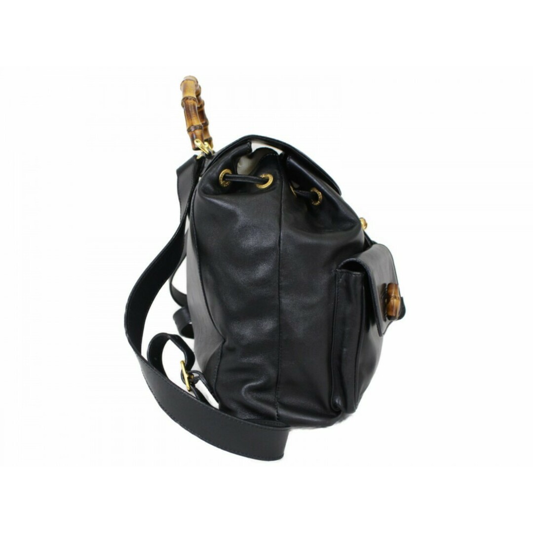 GUCCI - 【布袋あり】GUCCI グッチ バンブーバックパック GUCCI - 【布袋あり】GUCCI グッチ バンブーバックパック