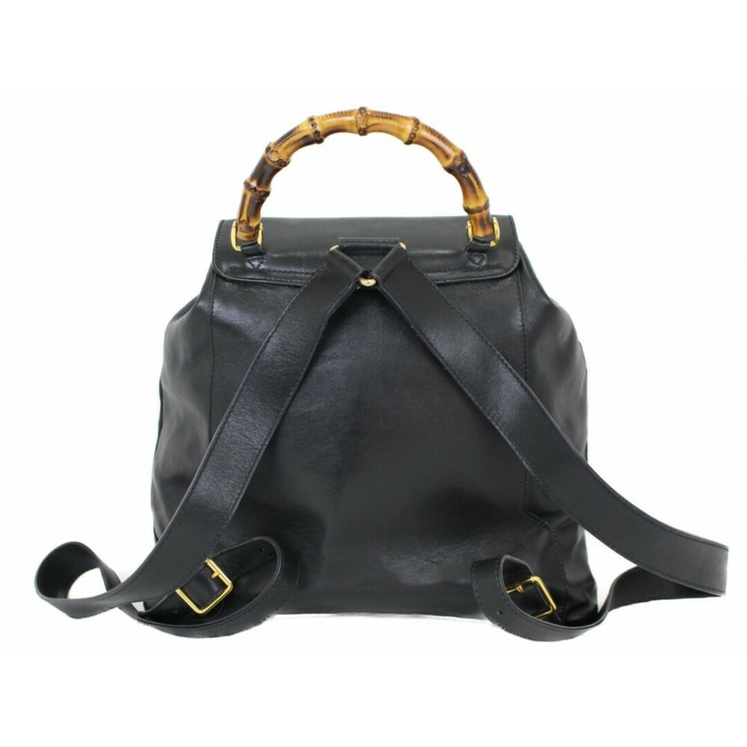 GUCCI - 【布袋あり】GUCCI グッチ バンブーバックパック GUCCI - 【布袋あり】GUCCI グッチ バンブーバックパック