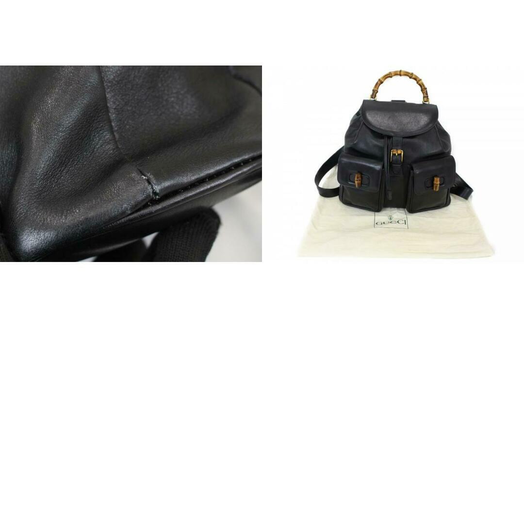 GUCCI - 【布袋あり】GUCCI グッチ バンブーバックパック GUCCI - 【布袋あり】GUCCI グッチ バンブーバックパック
