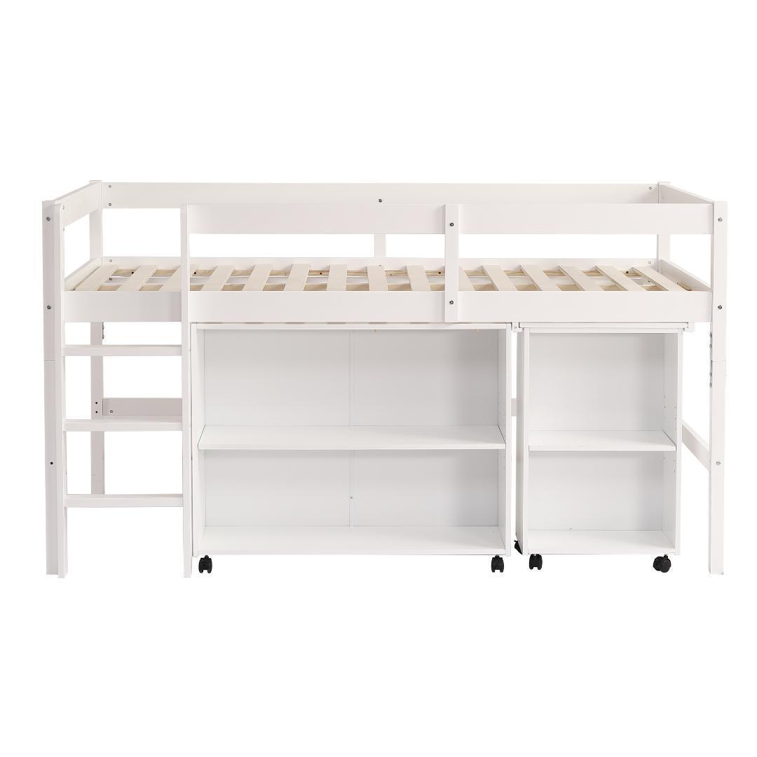 10cmマットレス付き】システムベッド ロフトベッド 木製 10cmマットレス付き】システムベッド ロフトベッド 木製